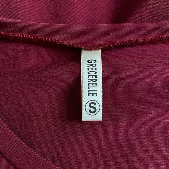 Grecerelle Fashion Ruched Side Stretchy Crew neck Sheath Dress Size - Small - Picture 6 of 8